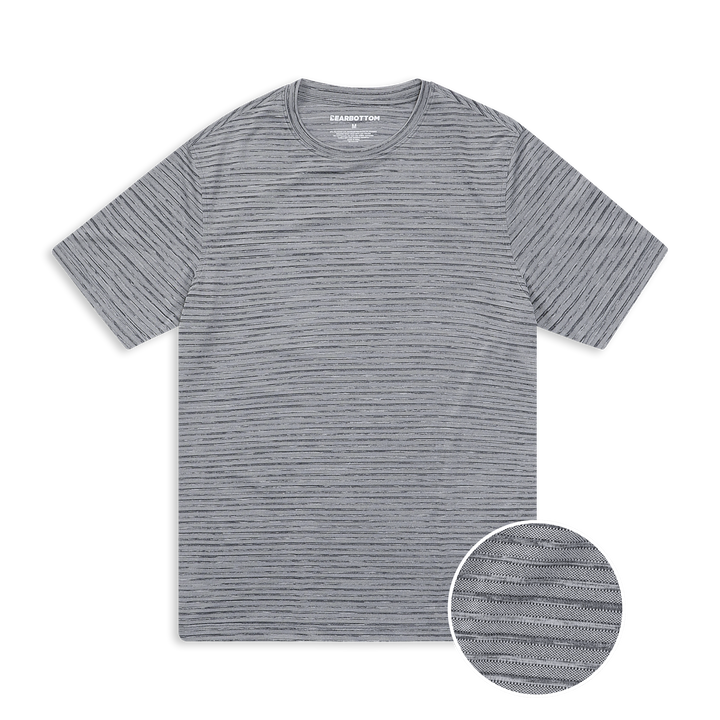 Stride Tee Navy front