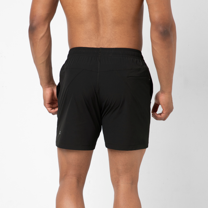 Atlas Short 5 Black back on model