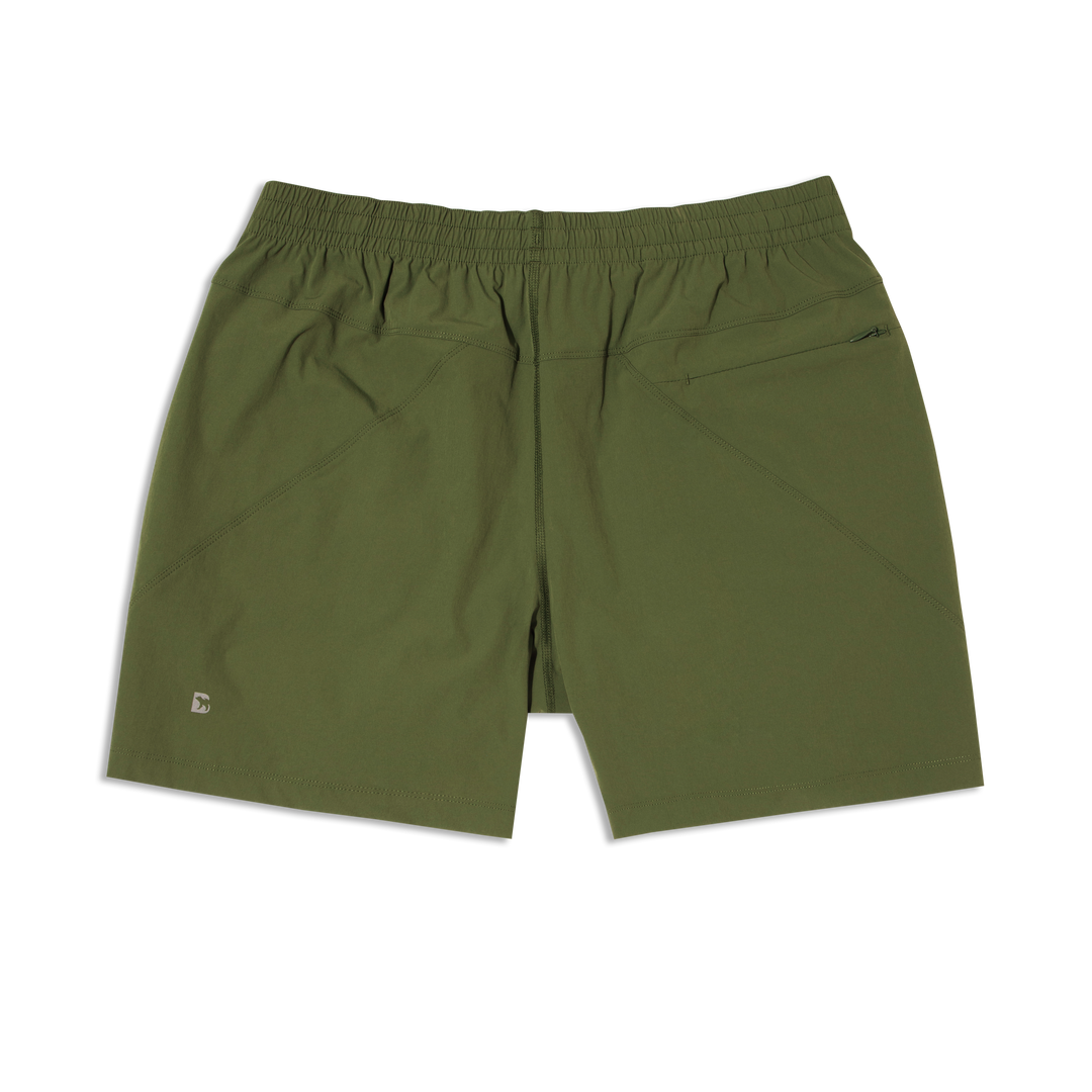 Atlas Short 5 Military Green back