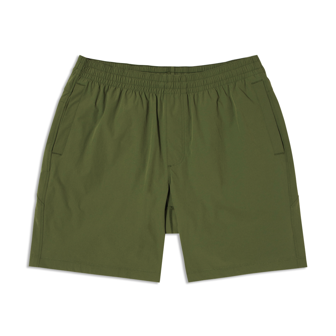 Atlas Short 7 Military Green front