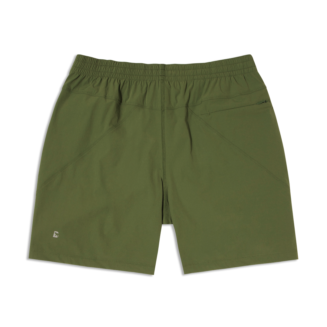 Atlas Short 7 Military Green back