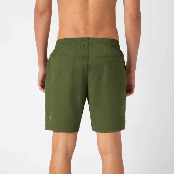 Atlas Short 7 Military Green back on model