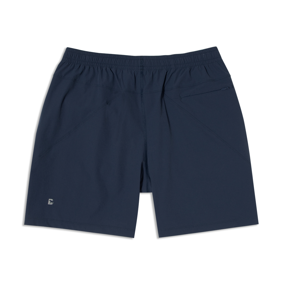 Atlas Short 7 Navy back