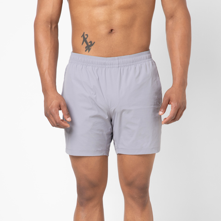 Atlas Short 5 Cloud Purple front on model