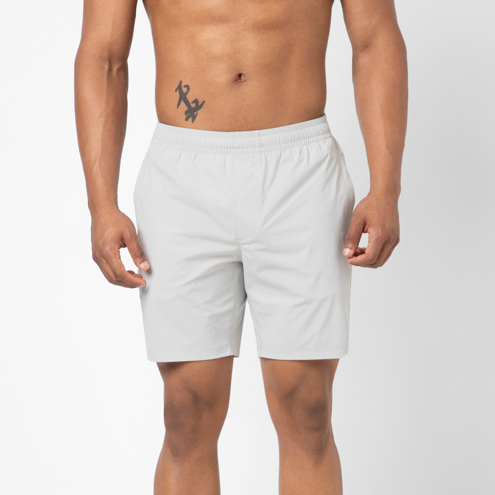Atlas Short 7 Grey front on model