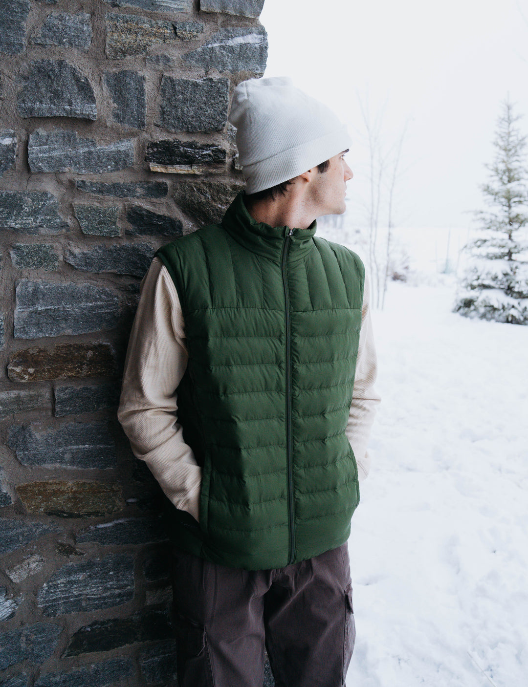 Primaloft Packable Vest Pine Green