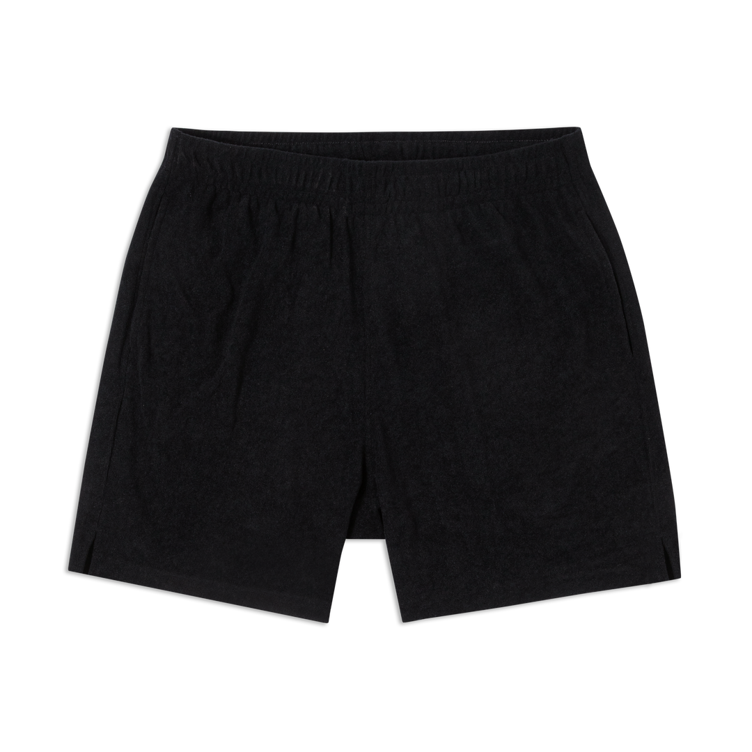Coastal Terry Short 5 Black front