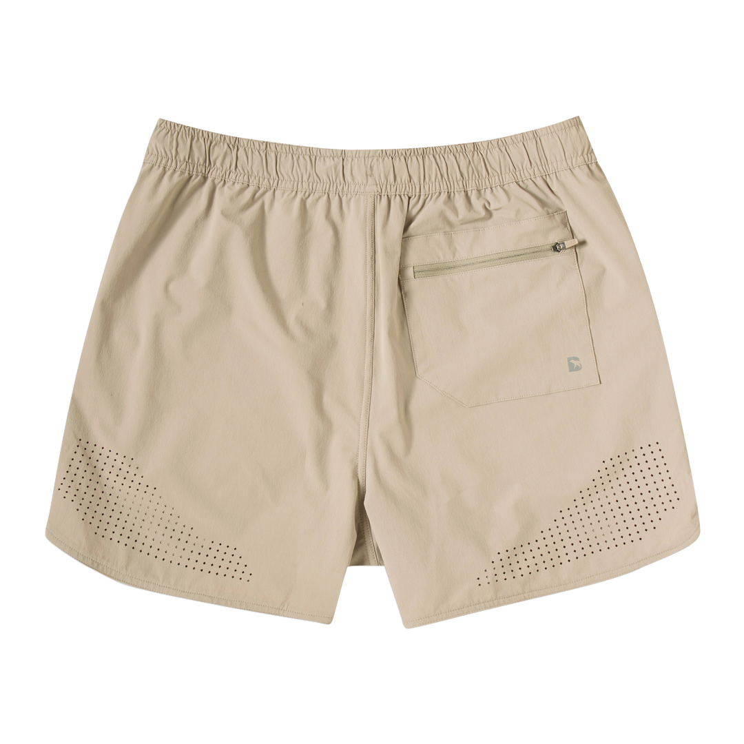 Echo Short 5 Khaki Back