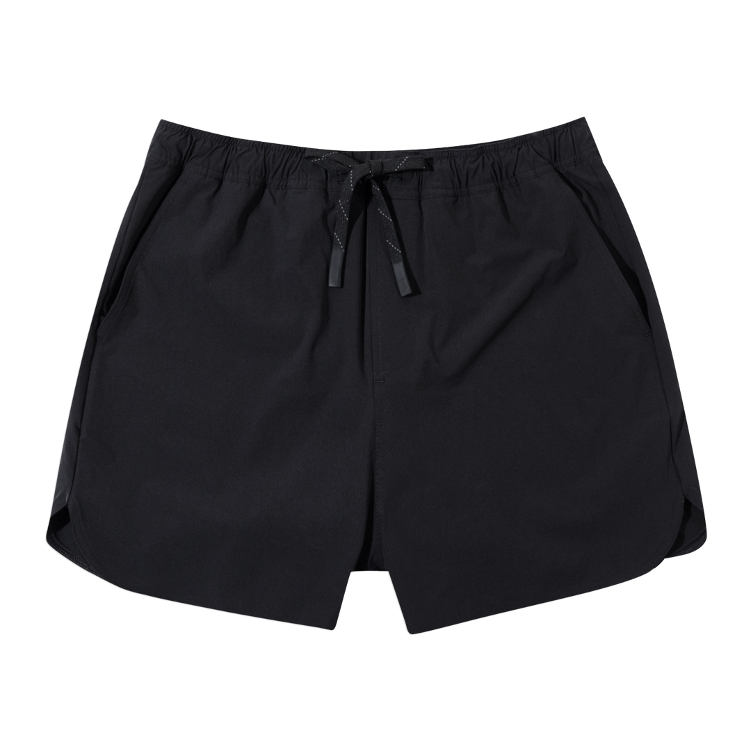 Echo Short Lined 5 Black Front