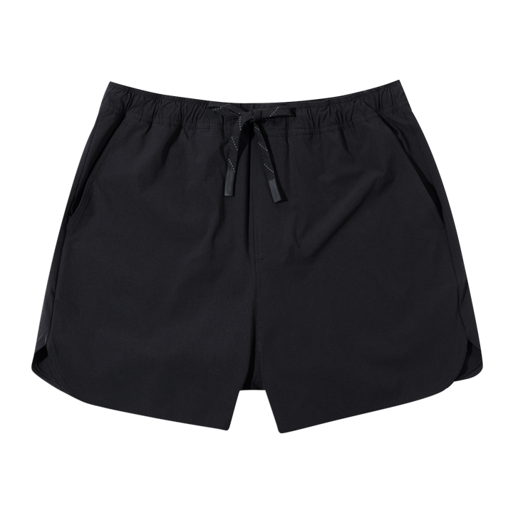 Echo Short Lined 5 Black Front