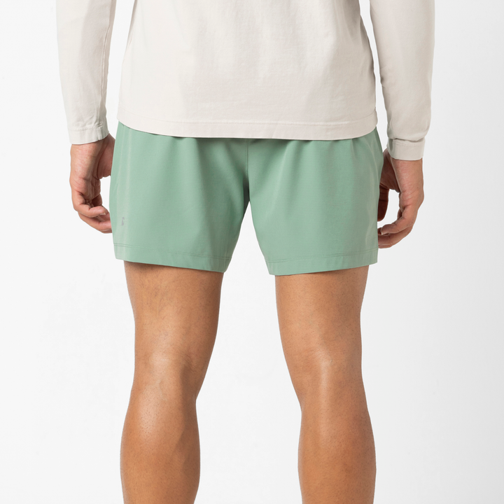 Guide Short 5" Light Green back on model