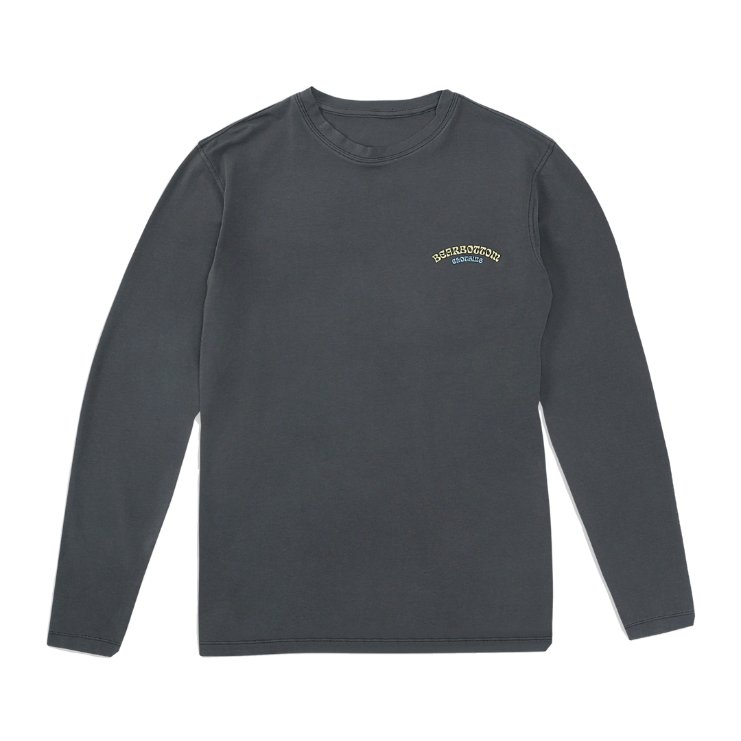 Natural Dye Graphic Long Sleeve Festival front