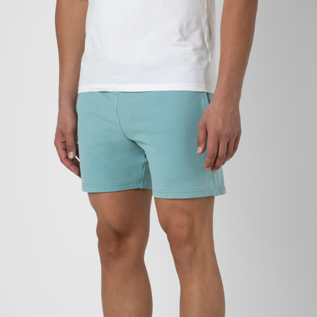 Lounge Short 5.5" Sea Glass side on model