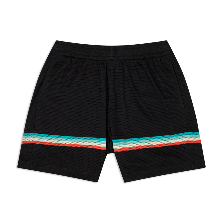 Mesh Short Retro Stripe front