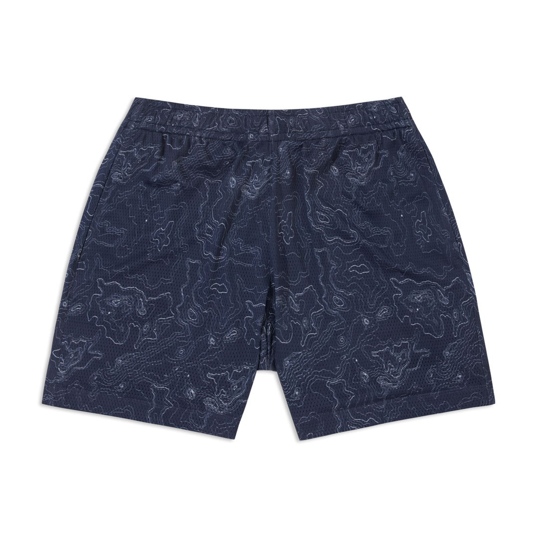 Mesh Short Topo Navy front