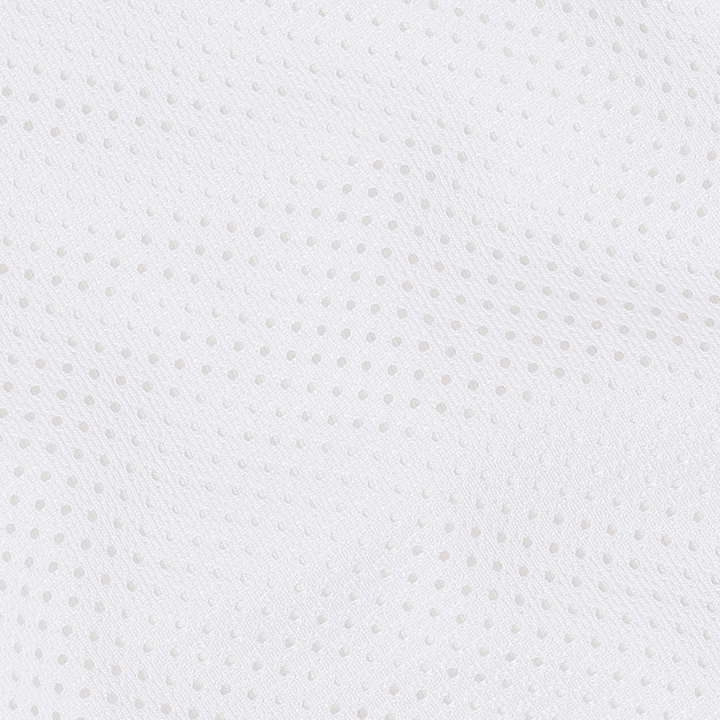 Mesh Short 5.5" White close up mesh fabric