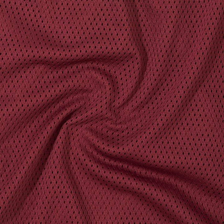 Mesh Short 5.5" Brick close up fabric