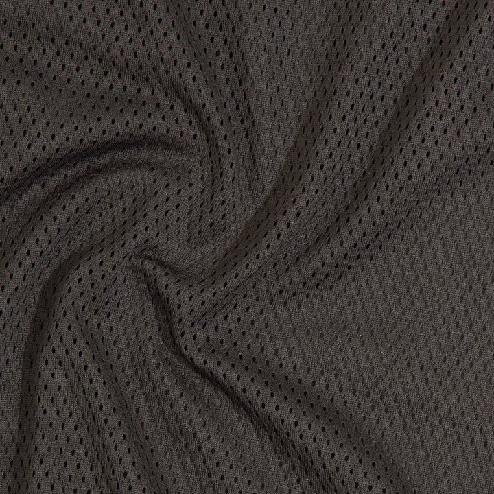 Mesh Short 5.5" Coal close up fabric