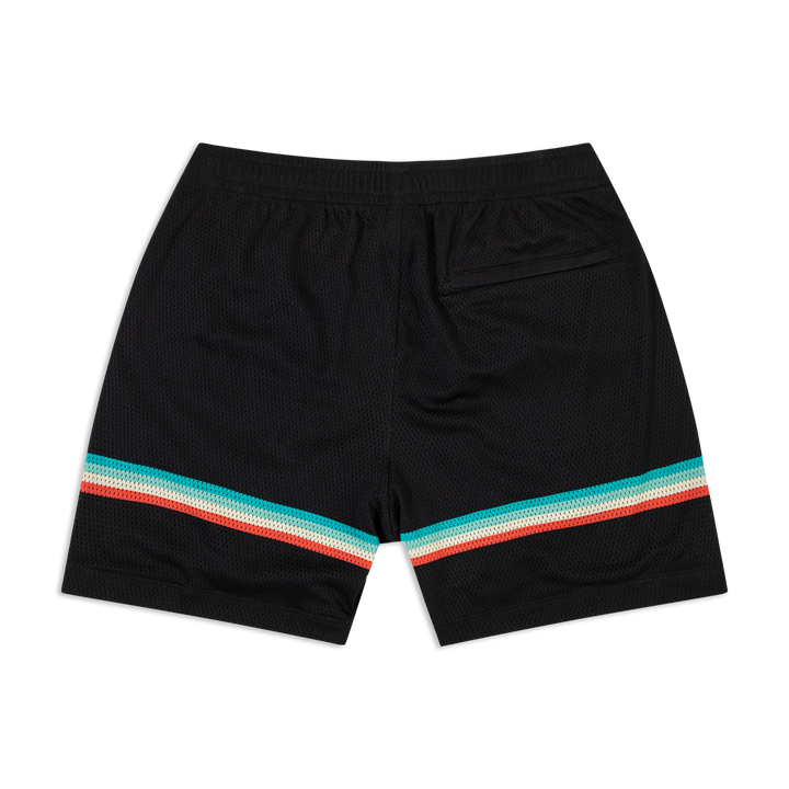 Mesh Short Retro Stripe back