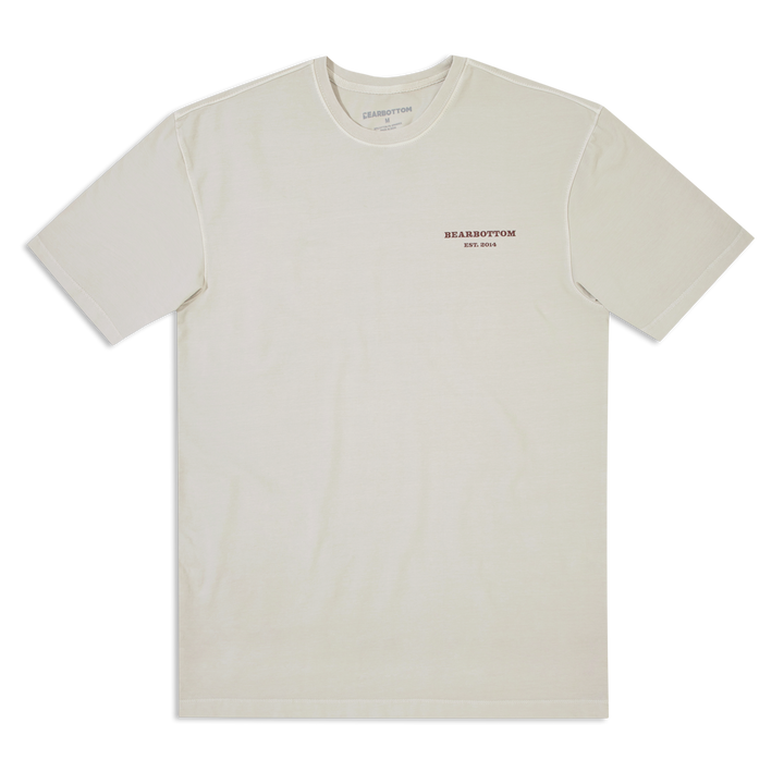 Natural Dye Graphic Tee Cowboy Bear front