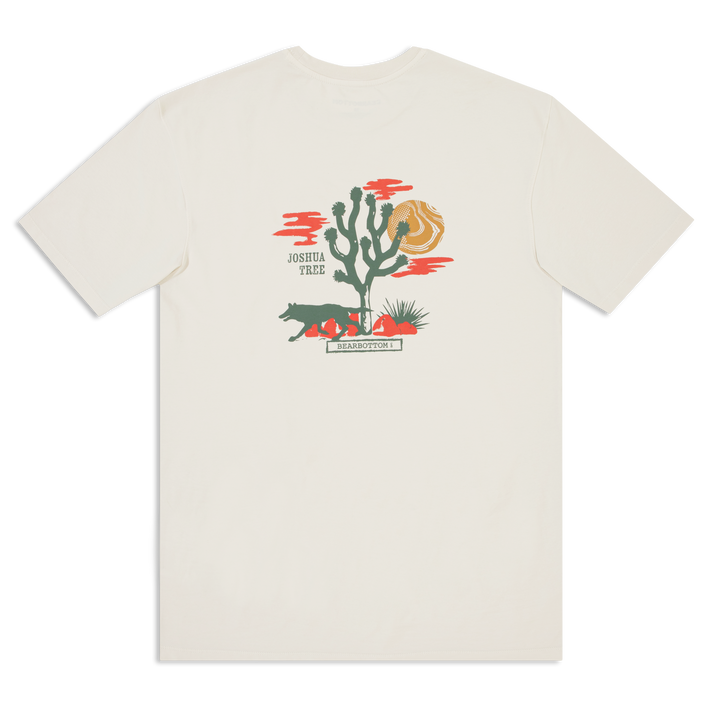 Natural Dye Graphic Tee Joshua Tree back