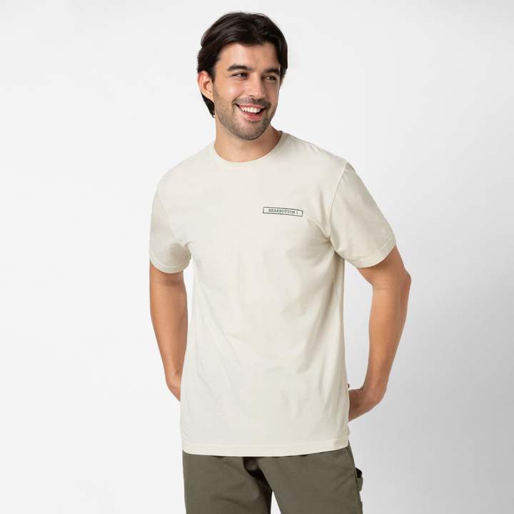 Natural Dye Graphic Tee Joshua Tree front on model