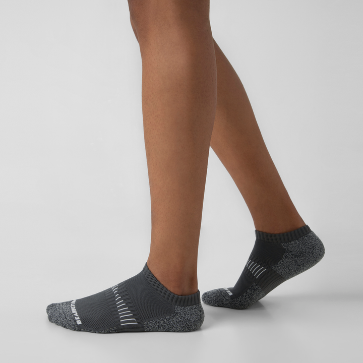 Performance No Show Sock Explorer Grey on model