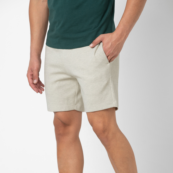 RR Short 7" Cream side on model