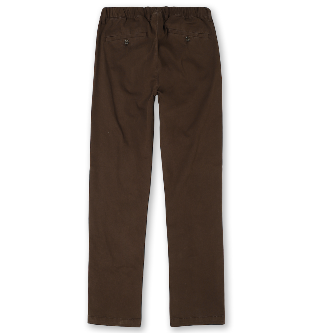 Relaxed Stretch Chino Pant Cocoa back