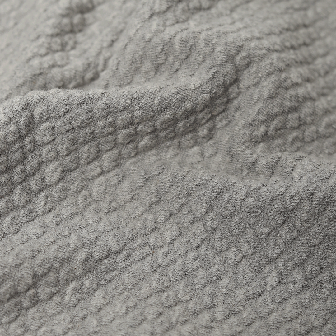 Roam Short Heather Grey close up of fabric