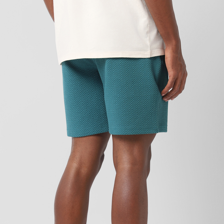 Roam Short 7" Dark Teal back on model