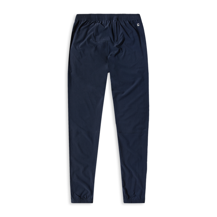 Run Jogger Navy back with Elastic Waistband and Zipper Back Center Key pocket