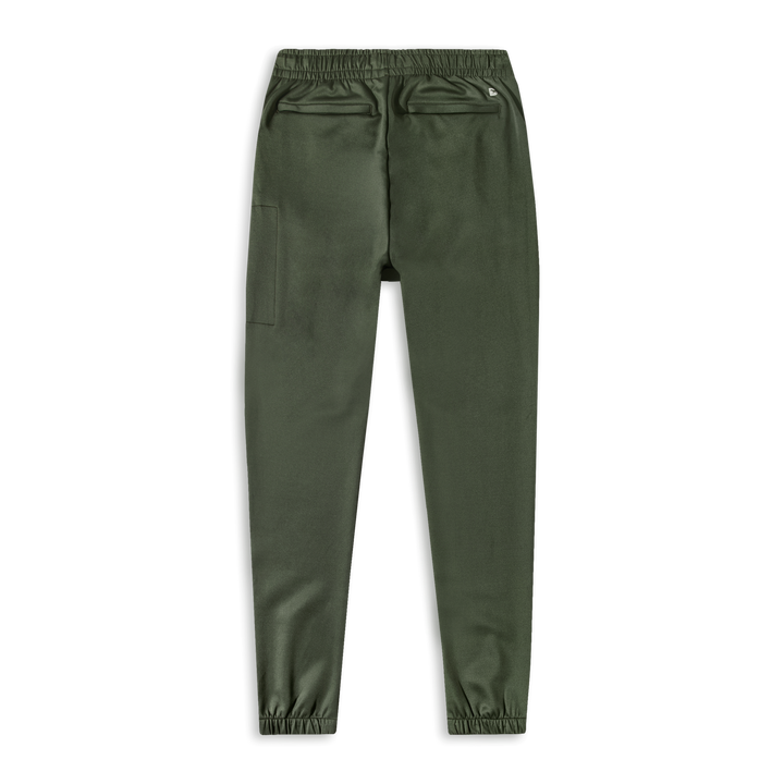 Scuba Jogger Military Green back with zipper pockets