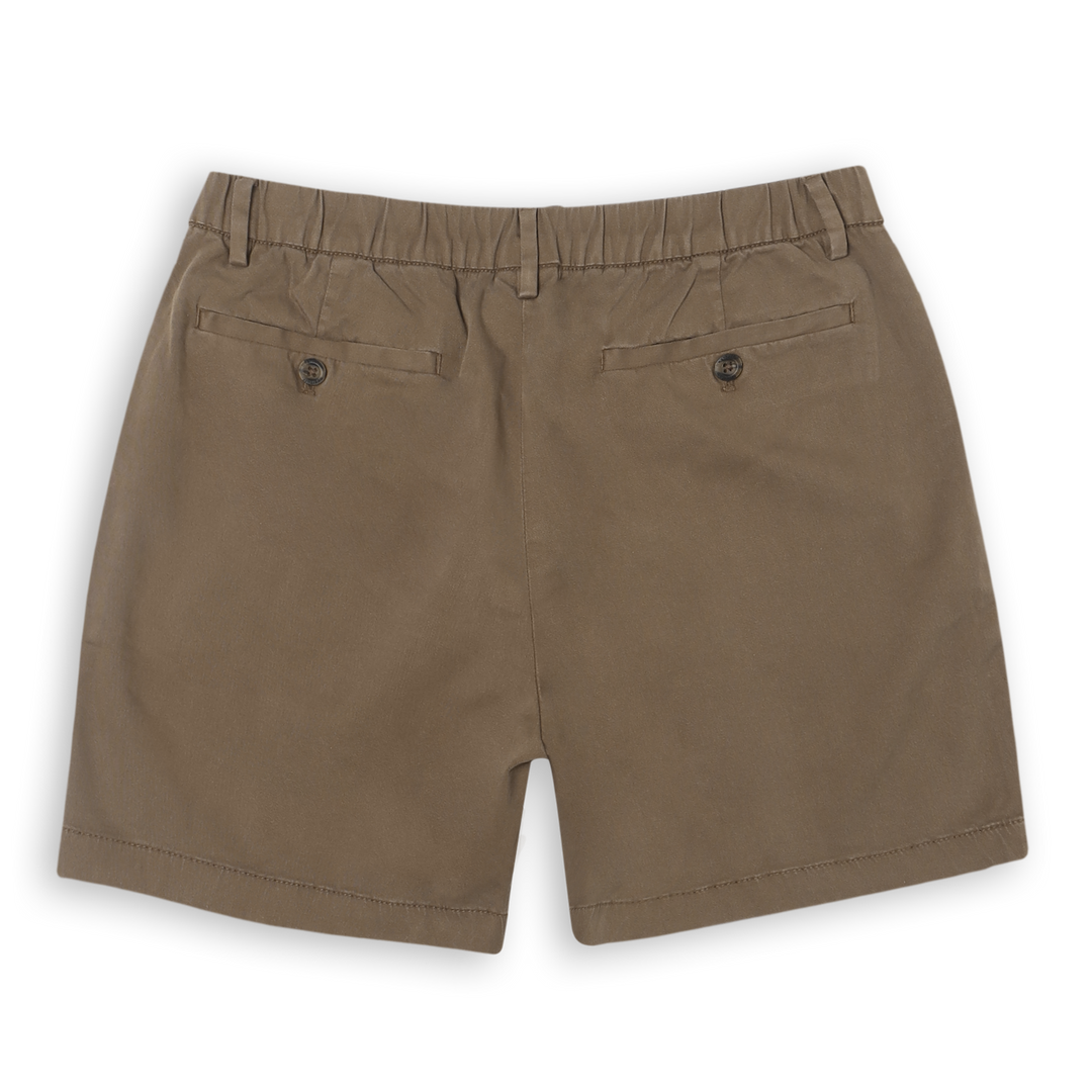 Stretch Chino Short 5" Desert back 