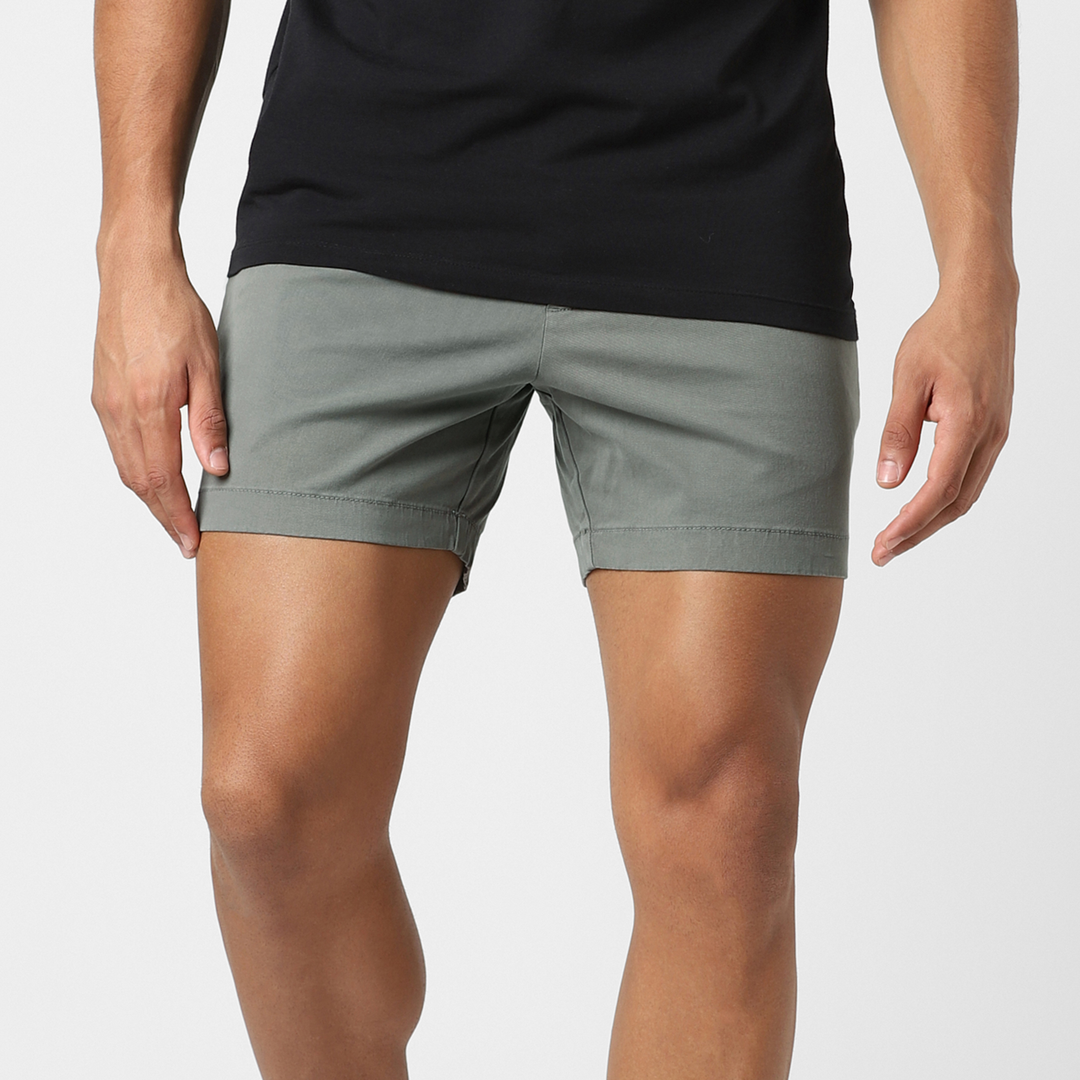 Stretch Chino Short 5 front on model