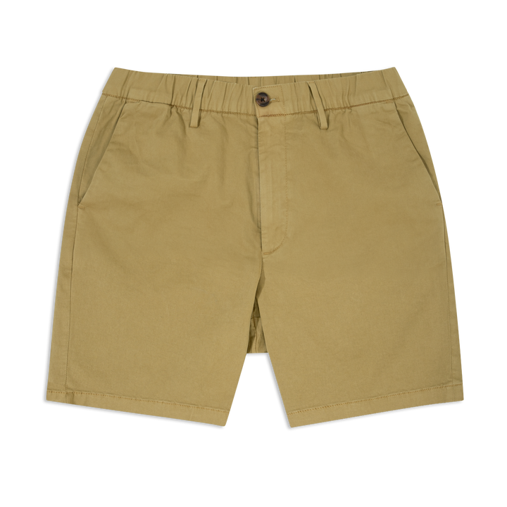Stretch Chino Short 7" British Khaki front