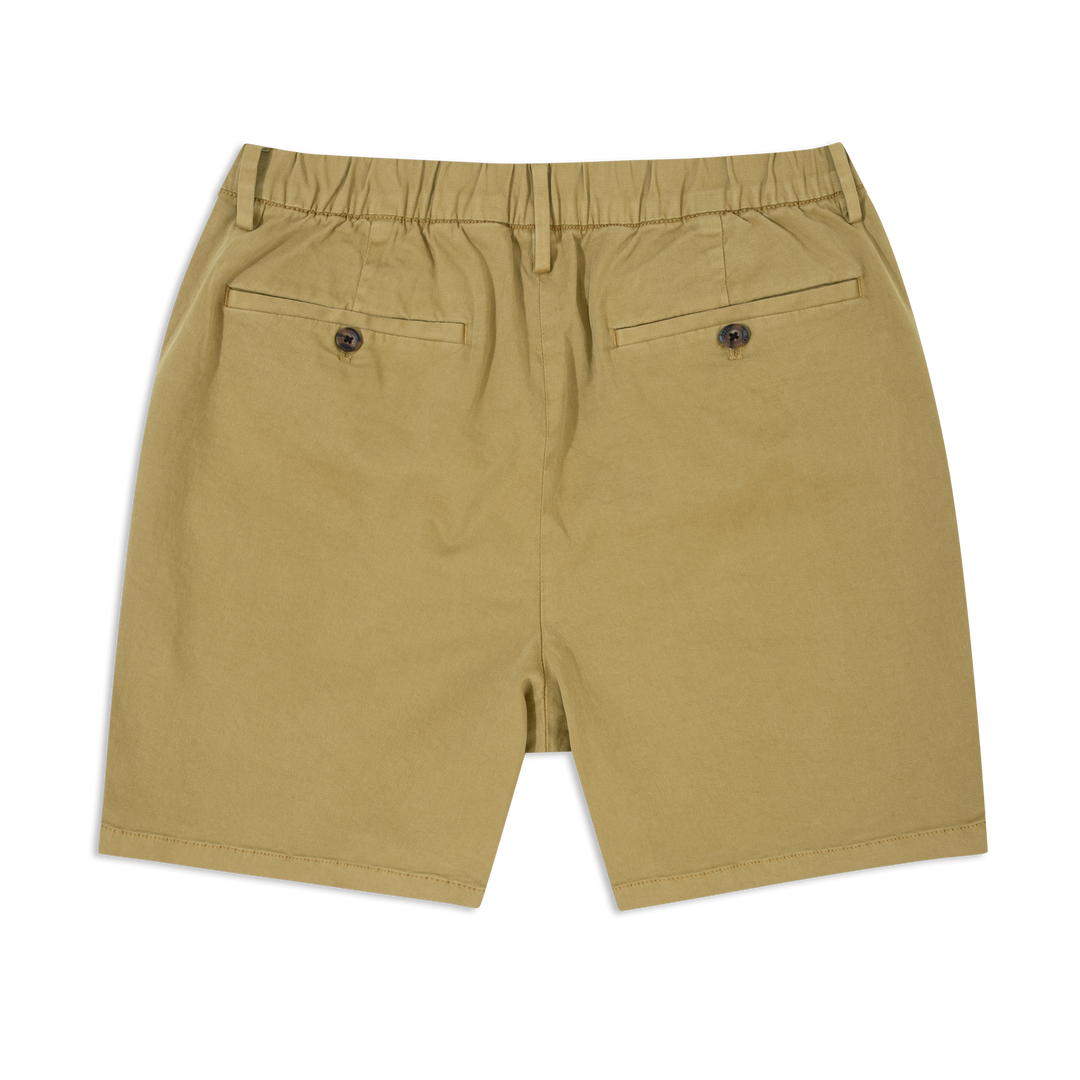 Stretch Chino Short 7" British Khaki back