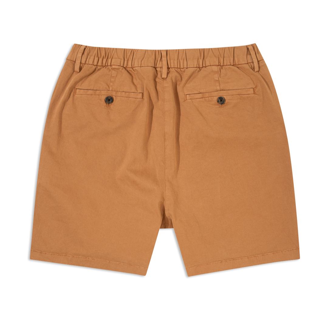 Stretch Chino Short 7" Dark Clay back