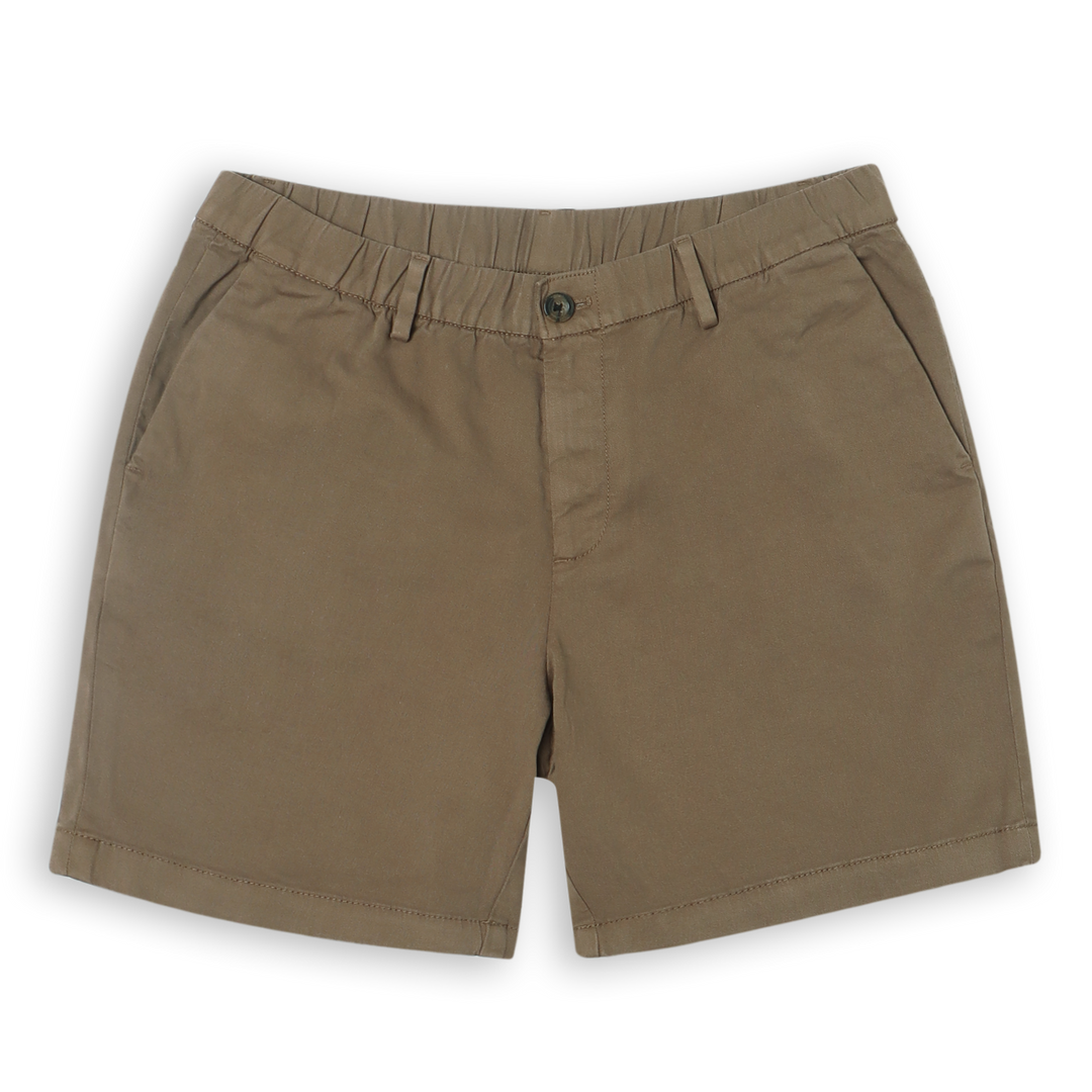 Stretch Chino Short 7" Desert front