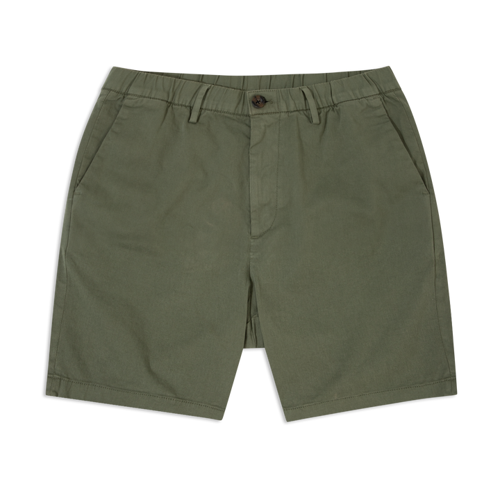 Stretch Chino Short 7" Fern front