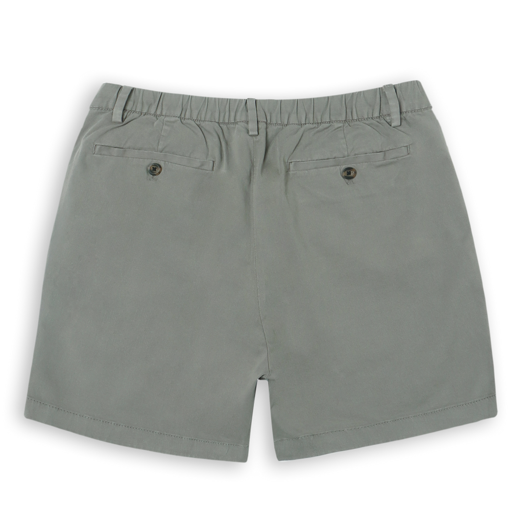 Stretch Chino Short 7 Grey back