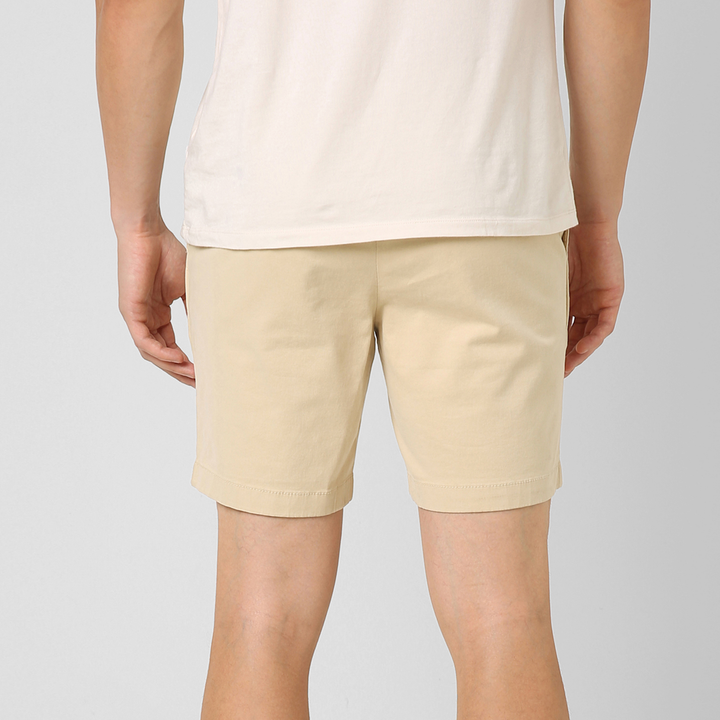 Stretch Chino Short 7" Sand Dune back on model
