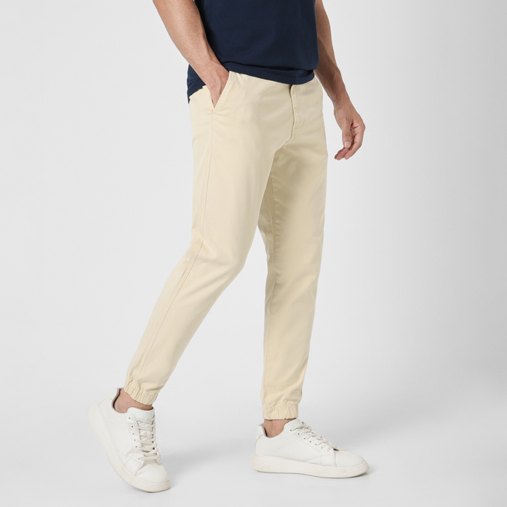 Stretch Jogger Sand Dune side on model