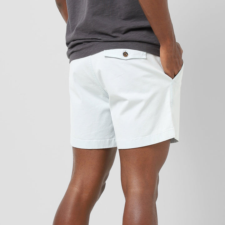 Stretch Short 5.5" Light Blue back on model