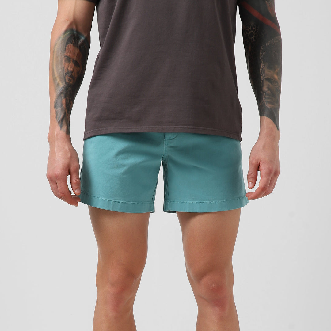 Stretch Short 5.5" Marine front on model