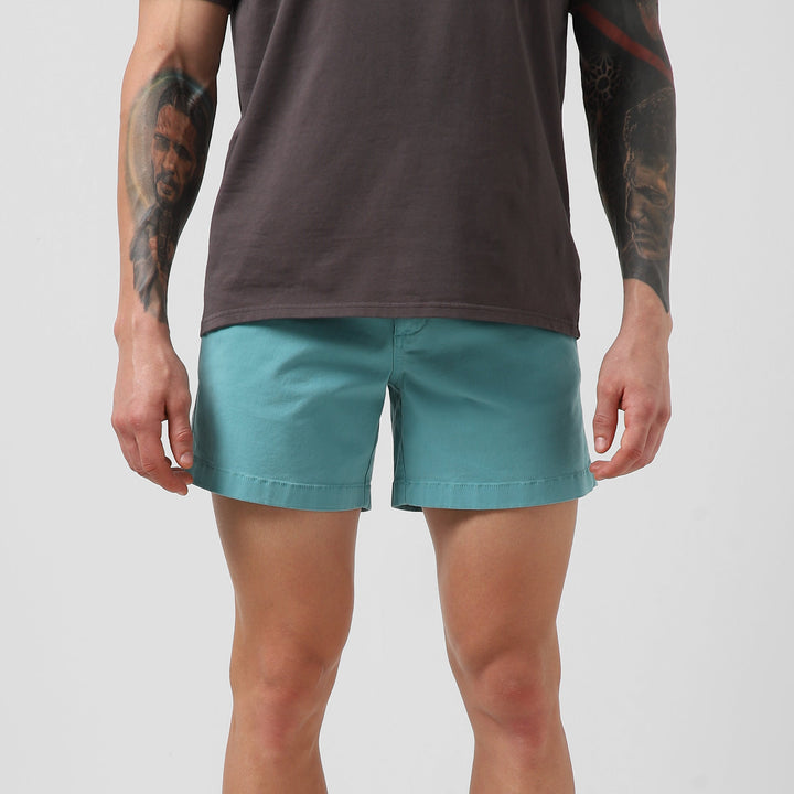 Stretch Short 5.5" Marine front on model