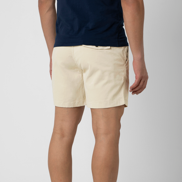 Stretch Short 5.5" Stone back on model