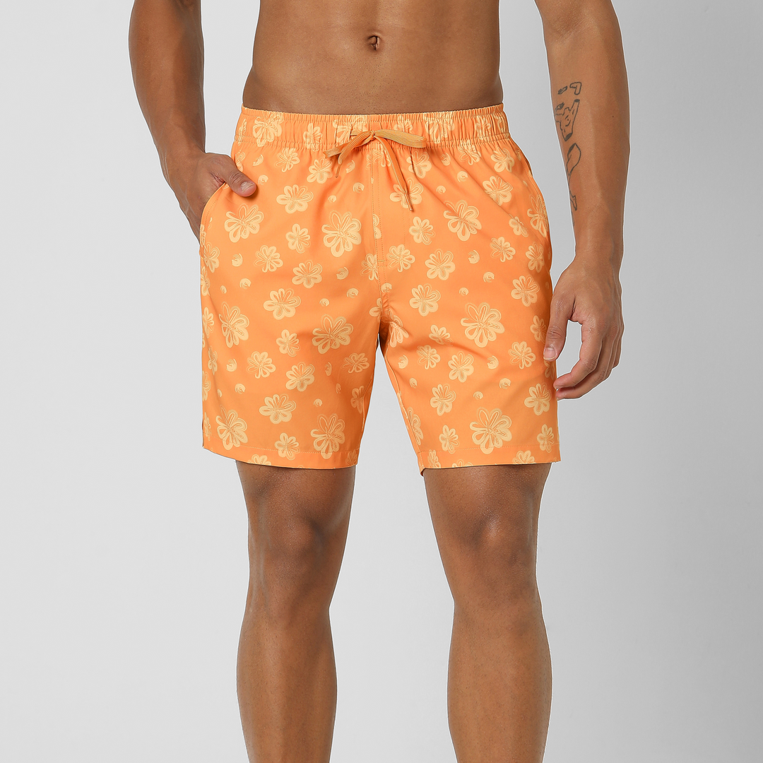 Stretch Swim 7" Bloom front on model