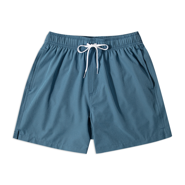 Stretch Swim Solid 5.5" Steel Blue front