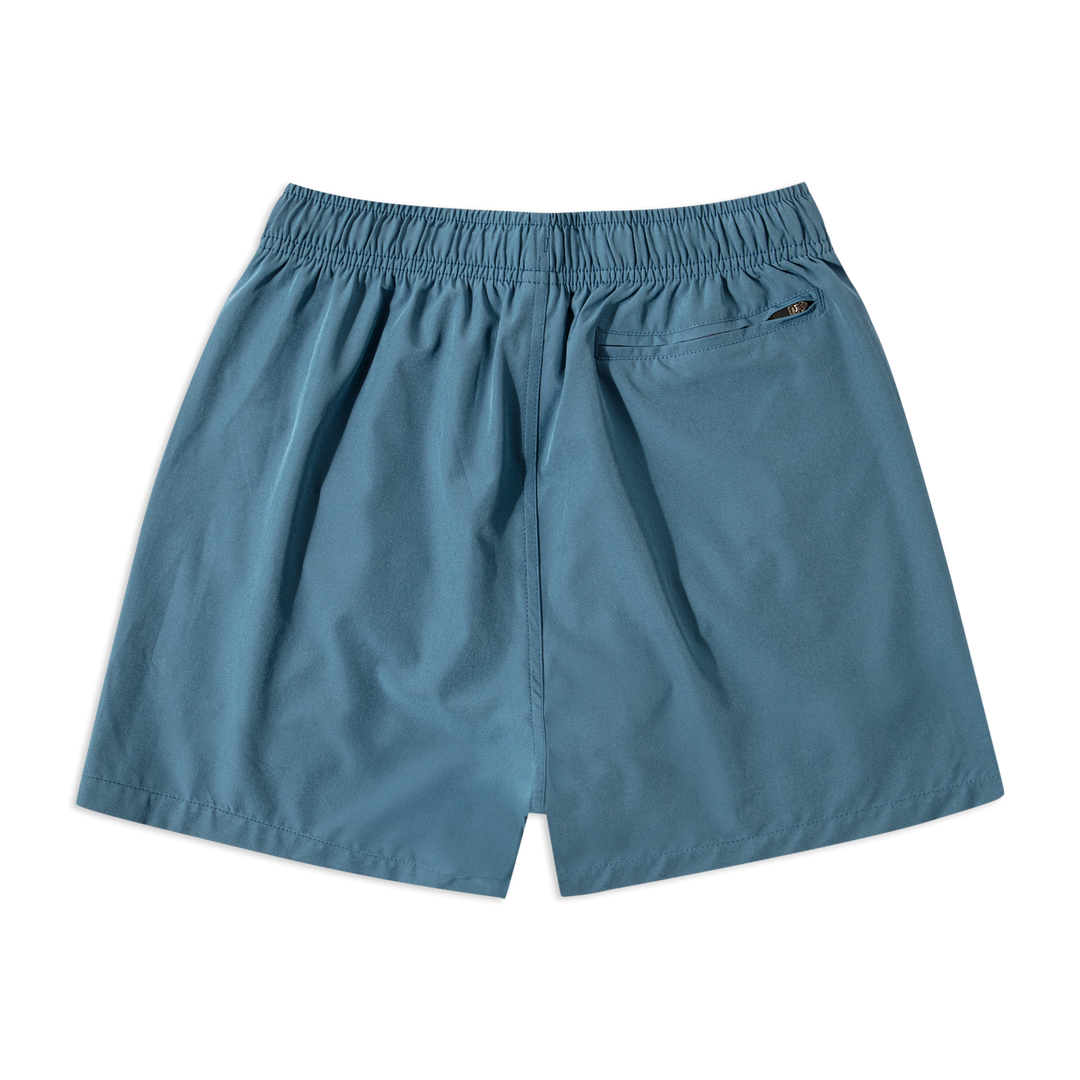 Stretch Swim Solid 5.5" Steel Blue back